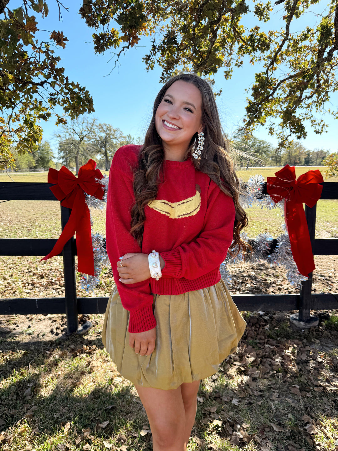 Red banana Sweater – Wild Honey TX